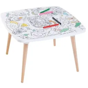 DBKids Pack 1 Coloritable + 2 Tabourets Savane pas cher