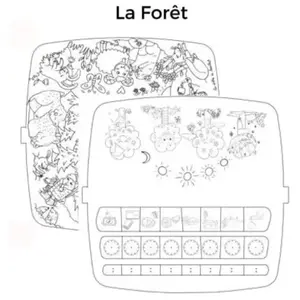 Recharge pour Coloritable Forêt (6 pièces)