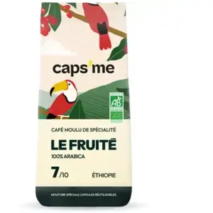 Café moulu CAPS ME de spécialité Le Fruité 200g pas cher