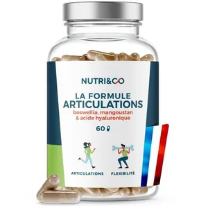 Nutri&Co Articulation & Flexibilité Formule Articulations Vegan 60 gélules pas cher