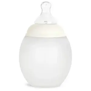 Elhée Bib rond babyfles- 330ml / white
