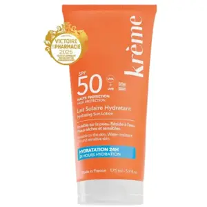 Krème Lait Solaire Hydratant Peaux Sèches et Sensibles SPF50 175 ml pas cher
