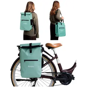 Rainjoy Sac à Dos Vélo Imperméable 3en1 Convertible Sacoche Porte-bagages Et Bandoulière pas cher