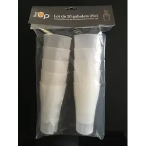 Capsule BEER UP Pack de 10 verres pas cher