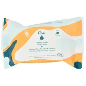 My Lubie Lingettes intimes naturelles et apaisantes pas cher