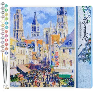 Figured'Art Schilderen op Nummer Volwassenen canvas Rue de l'Épicerie,... pas cher