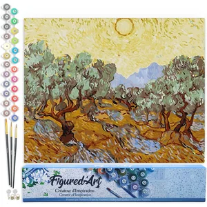 FIGURED'ART FiguredArt Peinture par Numéro Adulte Van Gogh St Remy Oli...