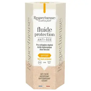 Respectueuse Fluide protecteur anti-âge SPF50+ 30ml pas cher