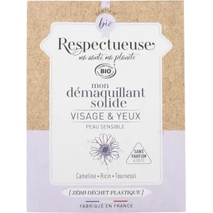 Respectueuse Mon Démaquillant Solide Visage et Yeux Bio 25 g pas cher