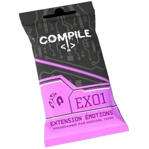 Jeu de stratégie Asmodee Compile Extension Emotions pas cher