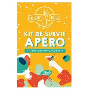 Jeu d’ambiance Asmodee Parent Epuisé Kit de Survie Apéro pas cher