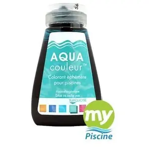 Colorant pour piscine sans danger - AQUAcouleur Turquoise pas cher