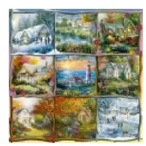Alipson Puzzle Saisons en Neuf Ecussons Puzzle-50044 pas cher