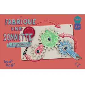 Kit créatif Fabrique une sonnette à engrenages Koa Koa pas cher