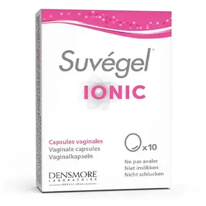 Densmore Suvégel Ionic - Infections vaginales - 10 capsules vaginales pas cher