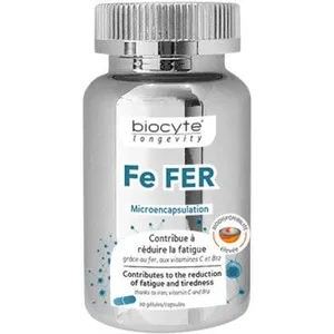 Biocyte Biocyte Longevity Fe Fer 30 Gélules pas cher