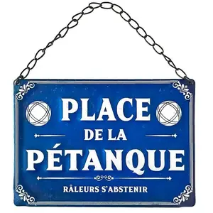 STC Plaque metallique Place de la pas cher