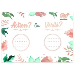 JEUX DÉFIS EVJF Blanc pas cher