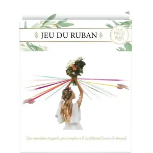 JOUR DE FETE Jeu Animation Ronde Des Rubans Bouquet Mariée pas cher