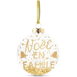 Décoration de sapin à suspendre Noël en famille pas cher