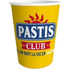 6 Gobelets apéro jaune pas cher