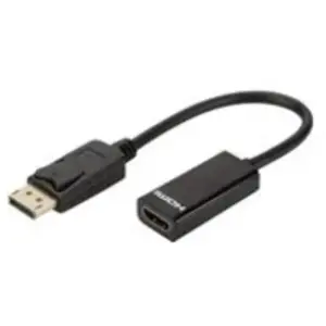 DLH - Câble adaptateur - DisplayPort pour HDMI - 23 cm - noir pas cher