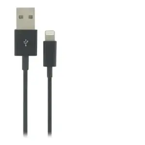 DLH - Câble Lightning - USB mâle pour Lightning mâle - 1 m - noir - po...