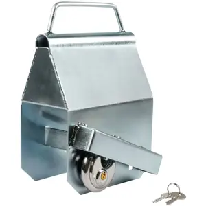 Caisson universel antivol tête d'attelage avec cadenas norauto pas cher
