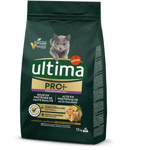 Ultima Pro + Croquettes pour chats au poulet - 1,1 kg pas cher