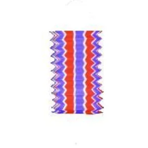 Lampion Cylindrique Tricolore 16 Cm Uni Multicolores - Lot de 12 pas cher