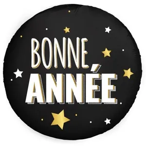 Ballon - Bonne année - Noir - 45cm - Aluminium - Hélium pas cher