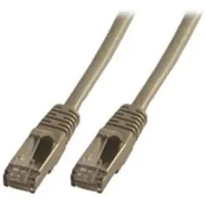 MCL Cordon de brassage - RJ45 CAT6 A F/UTP - 2 m - Gris pas cher