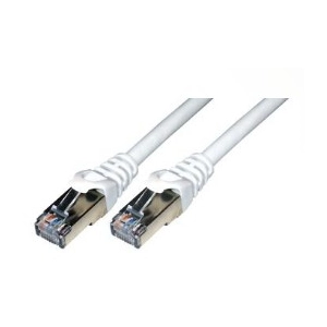 MCL Cordon de brassage - RJ45 CAT 6 F/UTP - 10 m - Blanc pas cher