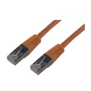 MCL Cordon de brassage - RJ45 CAT 6 F/UTP - 1 m - Orange pas cher