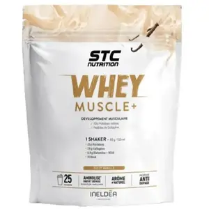 STC Nutrition+Whey Muscle+ Protein Vanille 750 g de poudre