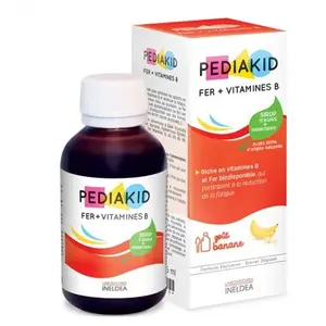 Fer Et Vitamines B - 125 Ml PediakidVendu paratida-sante-discount-fr