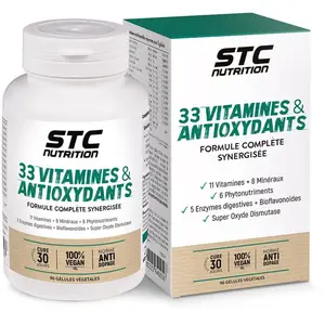 STC Nutrition 33 Vitamines et Antioxydants 90 gélules pas cher