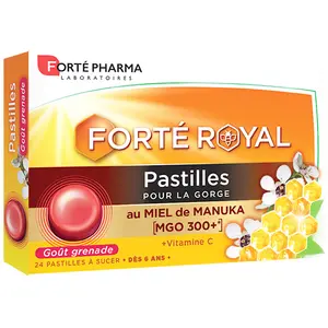 Forté Pharma FortéRoyal Pastilles Gorge Miel de Manuka Vitamine C 24 p... pas cher