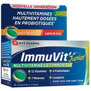 Forté Pharma Immuvit'Junior 30 comprimés à croquer pas cher
