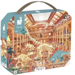 Janod Puzzle musee histoire naturelle 100 pieces pas cher