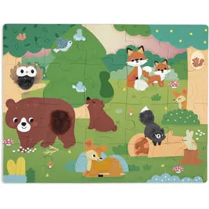 Janod Puzzle Tactile Foret pas cher