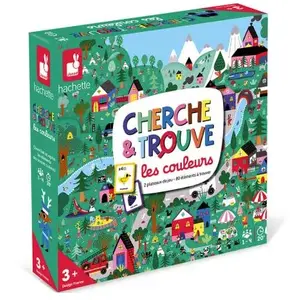 Jeu de société Janod Cherche et trouve les couleurs pas cher