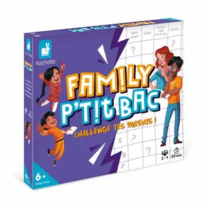 Jeu de société Janod - Family P'Tit Bac Challenge Tes Parents - Jeu de rapidité familial - Dès 7 ans pas cher