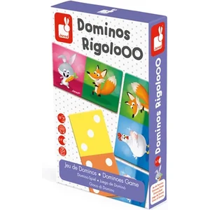 Jeu de dominos JANOD rigolooo - Multicolore - A partir de 3 ans - Mixte pas cher