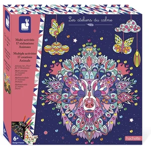 Coffret Janod multi-activités 17 réalisations animaux pas cher