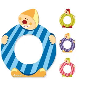 JANOD Juratoys Decoration Lettre Clown (Bois) - O pas cher