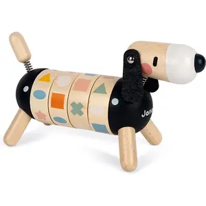Juratoys Janod CHIEN DES FORMES ET DES COULEURS pas cher