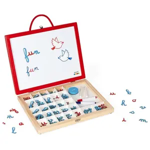 Janod Porte-documents Essentiel 4 En 1 Avec Lettres Cursives pas cher