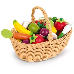 Comparateur de prix : Panier de 24 Fruits Et Légumes en Bois - JANOD - Dès 3 ans