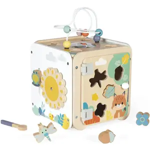 Jeu d'éveil Janod Pure Grand cube multi-activités